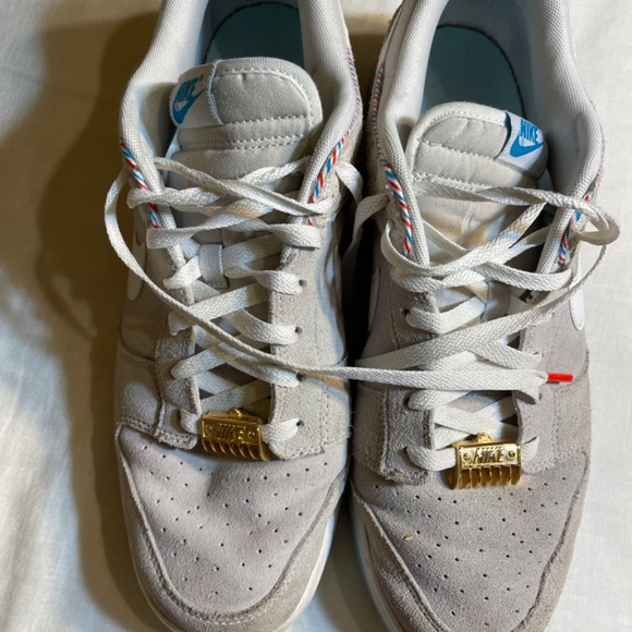 Barber Gold Clip Rare Collection White and Cream Men's Sneakers - Picture 4 of 10